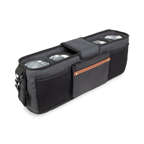 WonderFold Parent Console with cup holders and zippered pouch
